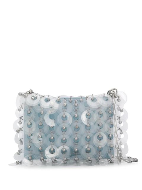 Rabanne disk clutch bag - Blue - zdjęcie produktu nr 1