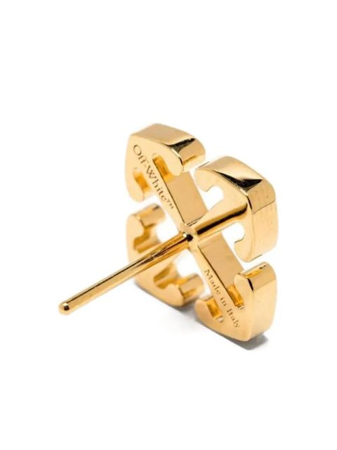 Off-White Mini Arrow earrings - Gold