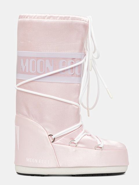 Moon Boot śniegowce MB ICON PEARLY kolor różowy 80D1403060 J032