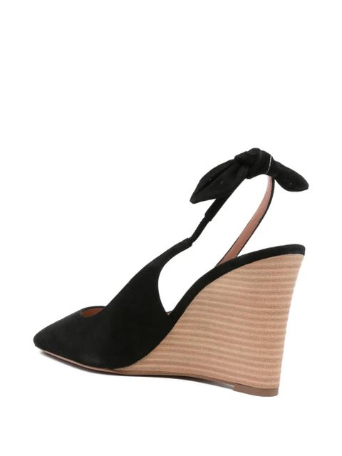 Aquazzura 85mm Very Bow Tie pumps - Black