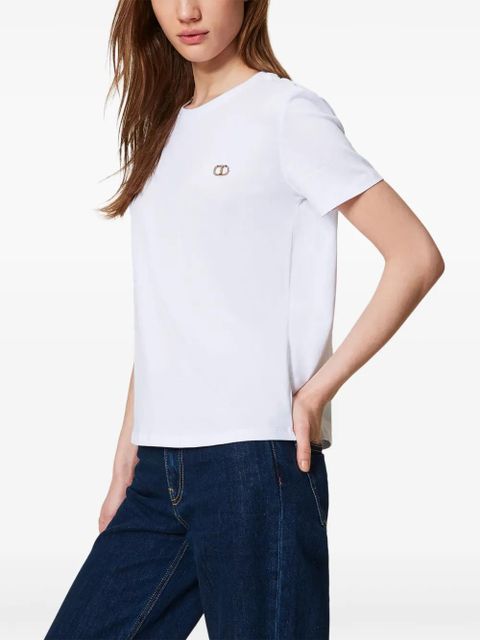TWINSET Oval T-plaque T-shirt - White