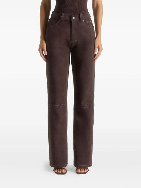 Manière De Voir Kalie straight-leg jeans - Brown - zdjęcie produktu nr 1