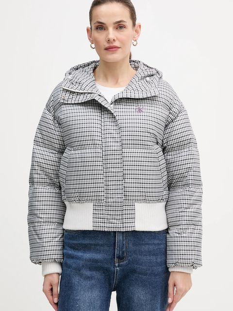 Calvin Klein Jeans kurtka puchowa kolor szary zimowa LV044D516G - zdjęcie produktu nr 1