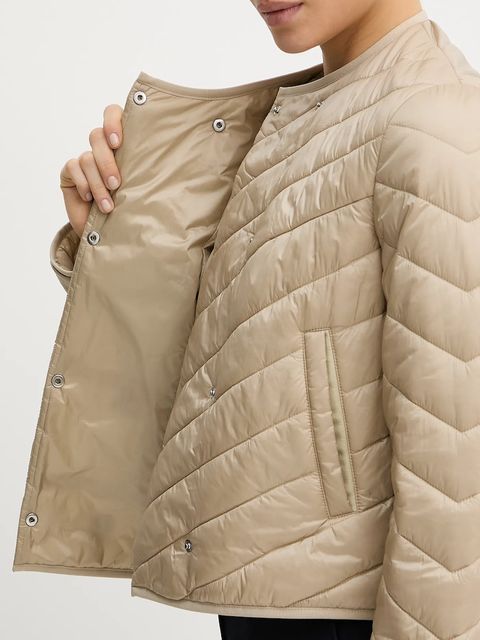 BOSS kurtka kolor beżowy przejściowa 50543249