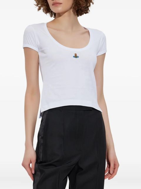 Vivienne Westwood scoop-neck T-shirt - White - zdjęcie produktu nr 2