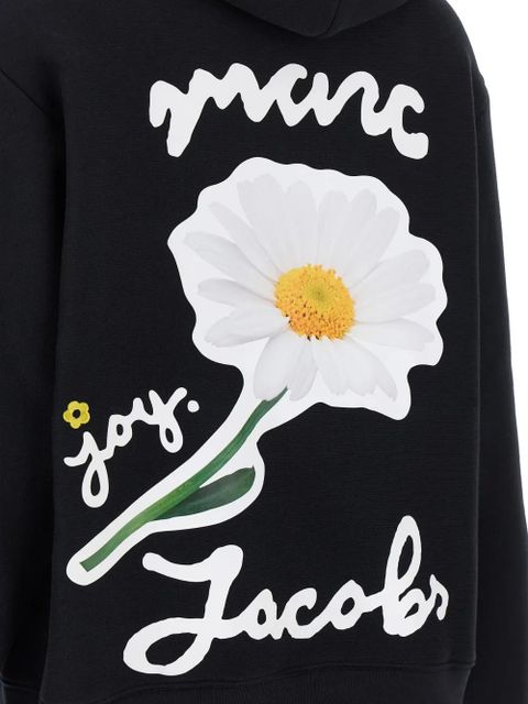 Marc Jacobs Joy daisy-print hoodie - Black