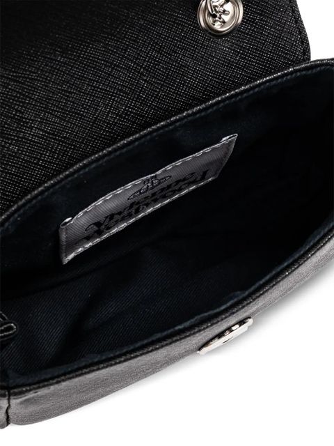 Vivienne Westwood Orb-plaque shoulder bag - Black