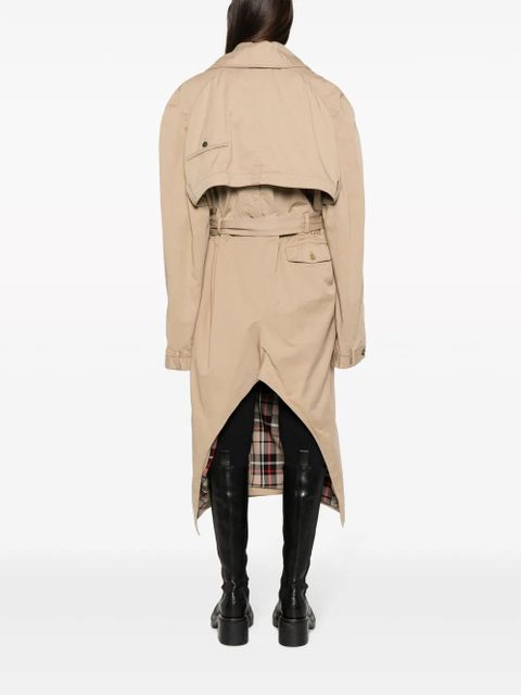 Balenciaga belted trench coat - Neutrals