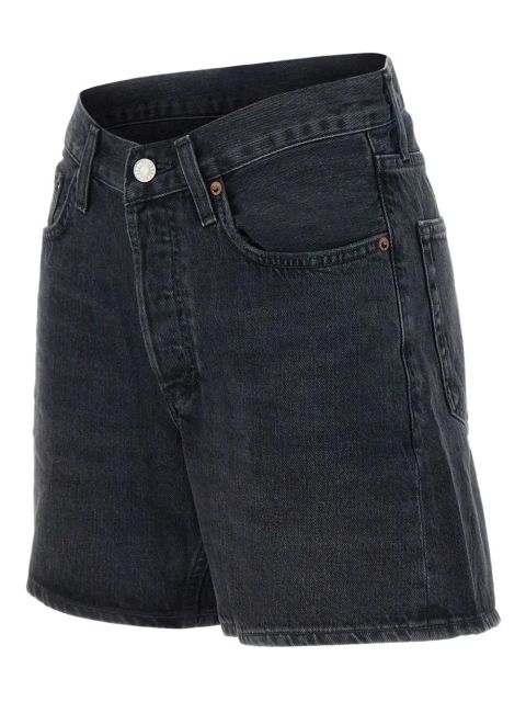 AGOLDE cotton denim shorts - Black