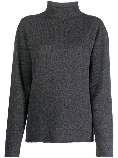 Jil Sander mock-neck knitted jumper - Grey - zdjęcie produktu nr 1