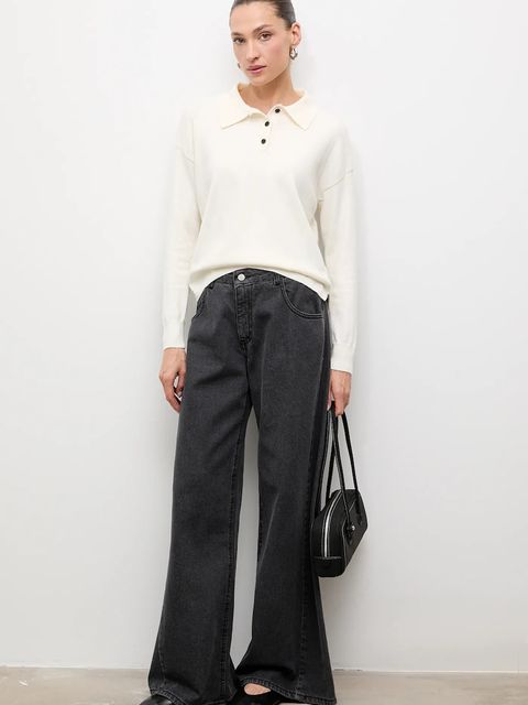 Answear.LAB sweter z kaszmirem kolor beżowy - zdjęcie produktu nr 2