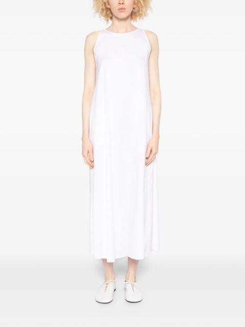 Max Mara sleeveless A-line midi dress - White
