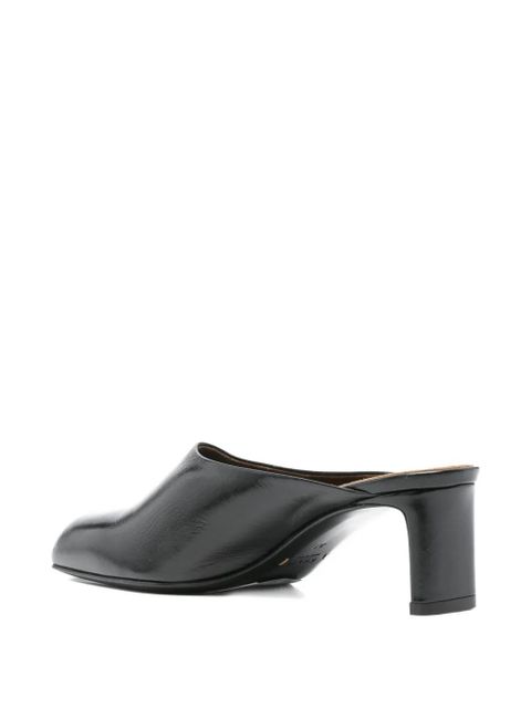 KHAITE square-toe heeled mules - Black - zdjęcie produktu nr 2