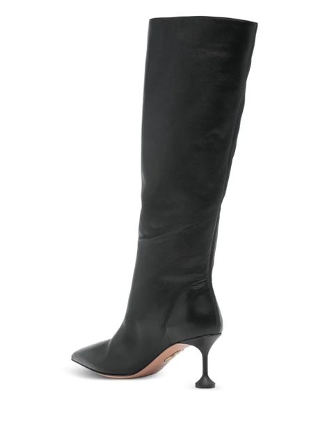 Aquazzura 65mm Lyla pointed-toe boots - Black