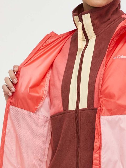 Columbia wiatrówka Lily Basin kolor czerwony 2034931