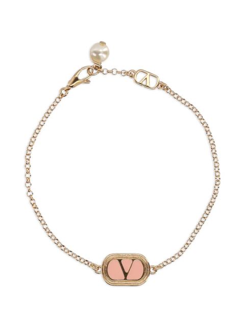 Valentino Garavani logo pearl bronze bracelet - Gold - zdjęcie produktu nr 2