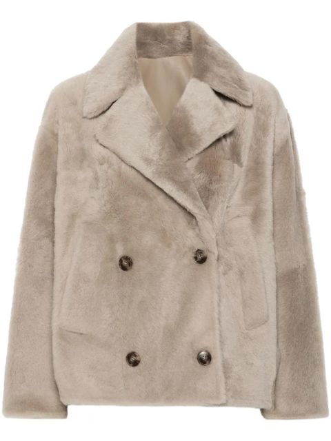 Yves Salomon fur jacket - Grey - zdjęcie produktu nr 1