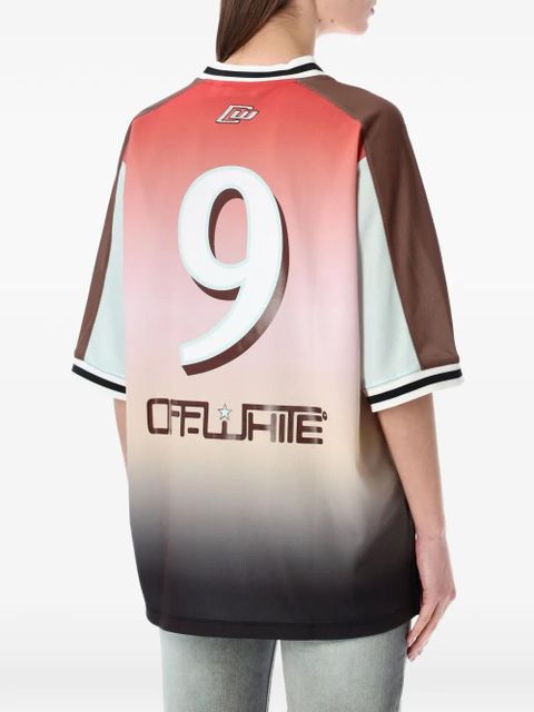 Off-White Soccer V-neck T-shirt - Pink - zdjęcie produktu nr 2