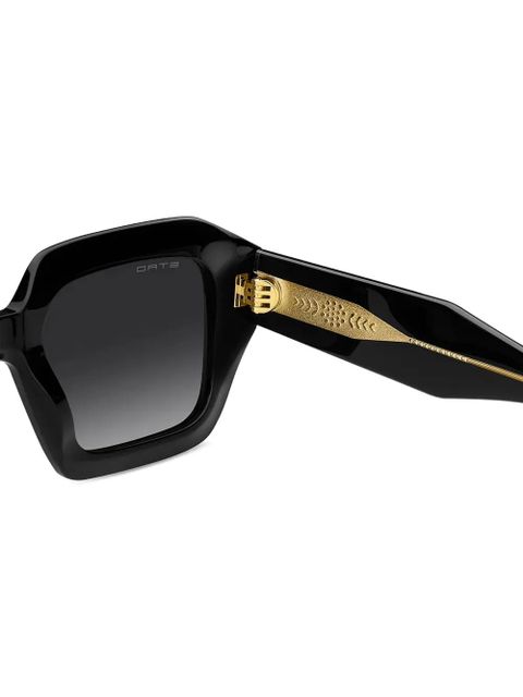 ETRO flower geometric sunglasses - Black