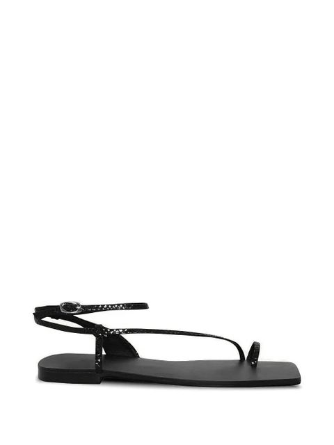 Johanna Ortiz Flamenco Echoes flat sandals - Black - zdjęcie produktu nr 1