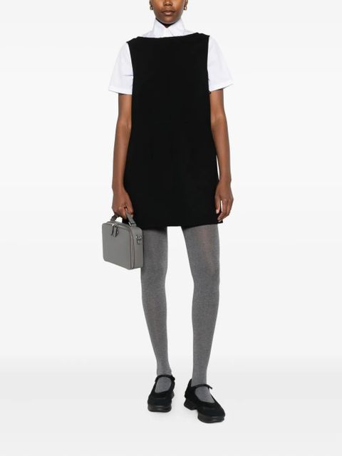 Prada sleeveless boat-neck mini dress - Black - zdjęcie produktu nr 2