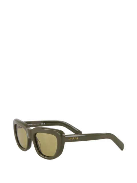 Prada Eyewear rectangle-frame sunglasses - Green - zdjęcie produktu nr 2
