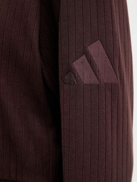 adidas bluza All Szn Winterized damska kolor brązowy gładka JM5947