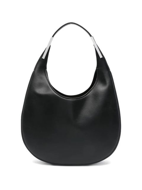 Savette small Florence crescent-shaped leather shoulder bag - Black - zdjęcie produktu nr 2