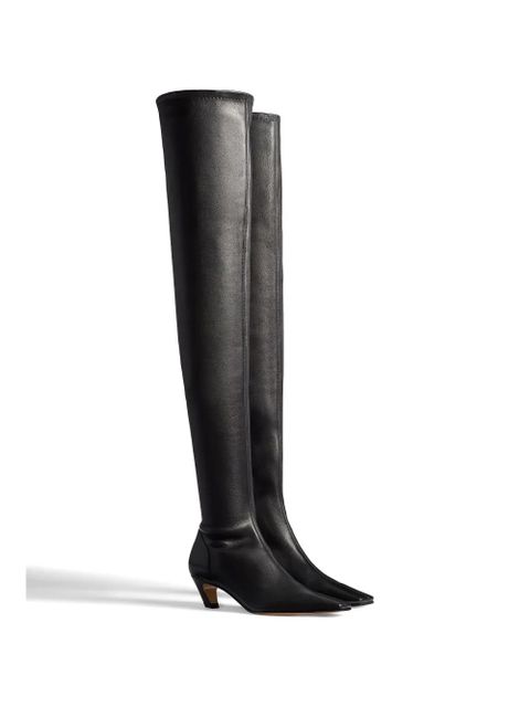 KHAITE Arizona over-the-knee stretch boots - Black - zdjęcie produktu nr 2