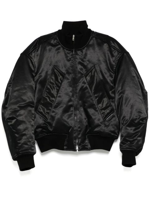 Alexander Wang sateen bomber jacket - Black - zdjęcie produktu nr 1