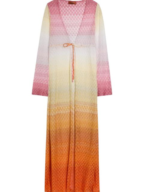 Missoni V-neck tie cover-up - Orange - zdjęcie produktu nr 2