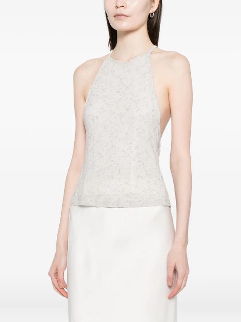 Christopher Esber Imber Metallic halter top - Neutrals - zdjęcie produktu nr 2