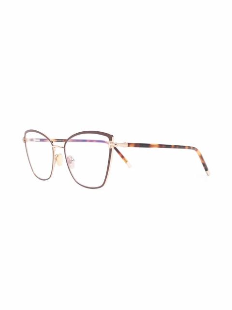 TOM FORD Eyewear tortoiseshell cat-eye glasses - Brown - zdjęcie produktu nr 2