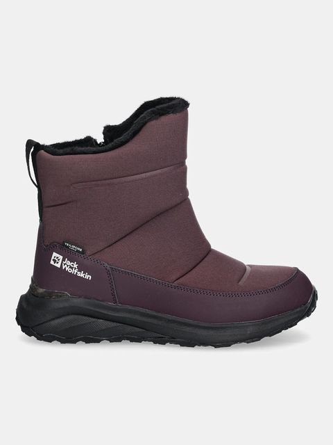 Jack Wolfskin śniegowce kolor bordowy - zdjęcie produktu nr 2
