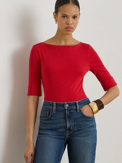 Lauren Ralph Lauren t-shirt damski bawełniany - zdjęcie produktu nr 1