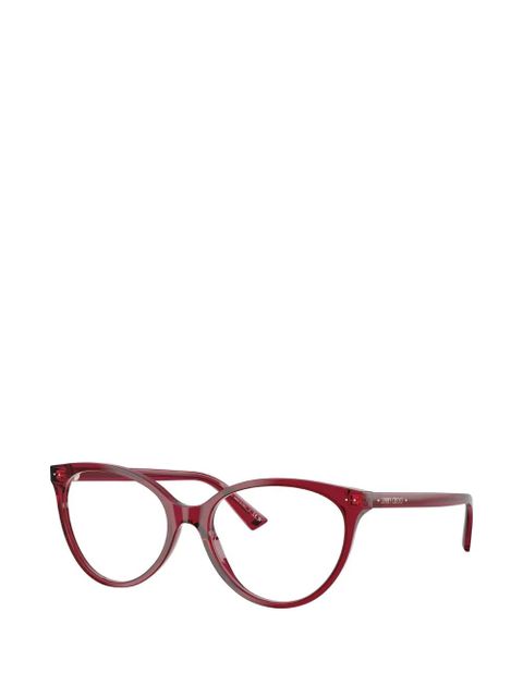 Jimmy Choo transparent round-frame glasses - Red - zdjęcie produktu nr 2