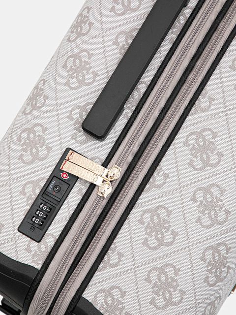 Guess walizka BERTA MEDIUM kolor szary TWOB86 88982