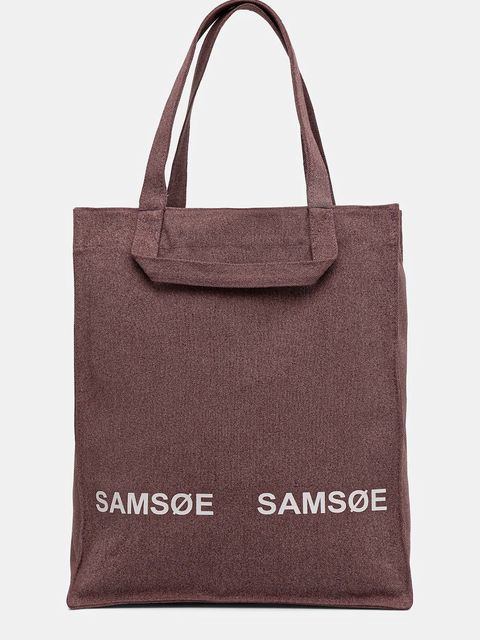 Samsoe Samsoe torba SALUCCA kolor fioletowy U25100003