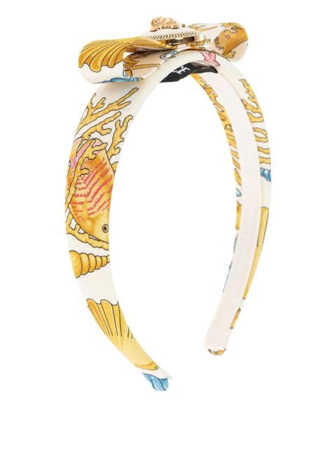 Versace Underwater Barocco Gianni Ribbon headband - Yellow - zdjęcie produktu nr 2