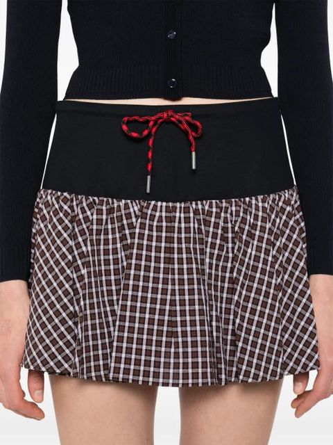 SANDRO checked shorts - Brown