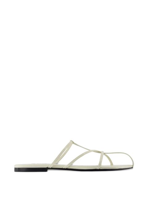 Jil Sander smooth leather sandals - Neutrals - zdjęcie produktu nr 1