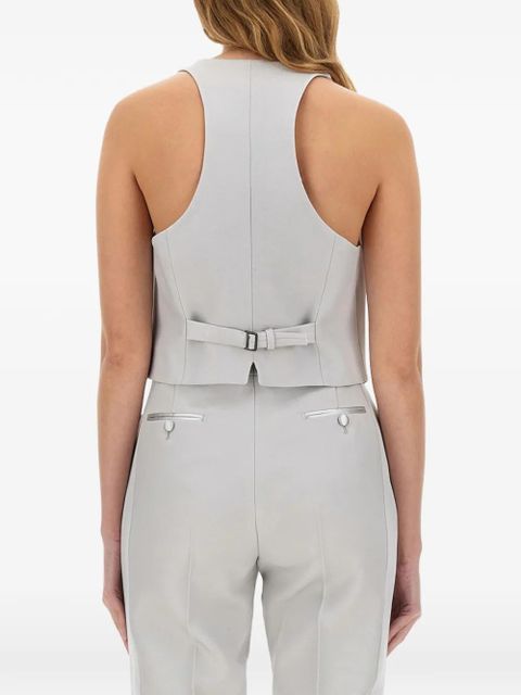 TOM FORD Barathea silk gilet - Grey