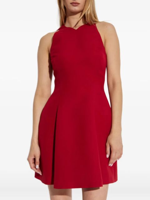 Versace halter-neck A-line dress - Red