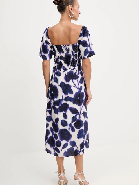 Morgan sukienka kolor granatowy midi rozkloszowana RYAO.F - zdjęcie produktu nr 2