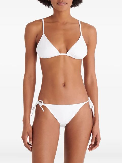 ERES Mouna triangle bikini top - White