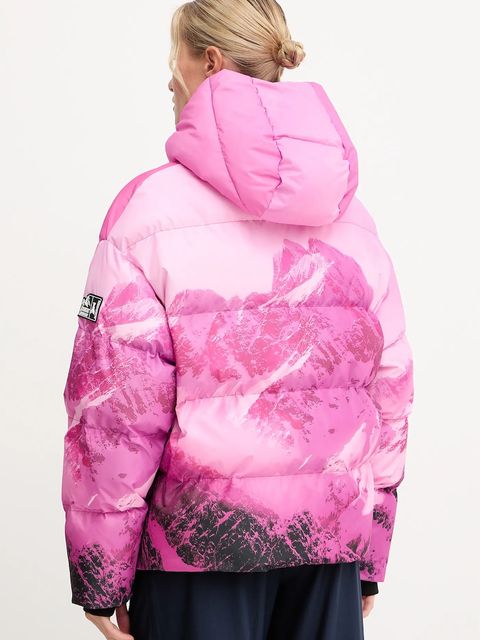 Patrizia Pepe kurtka kolor różowy zimowa oversize 2O0206 A667