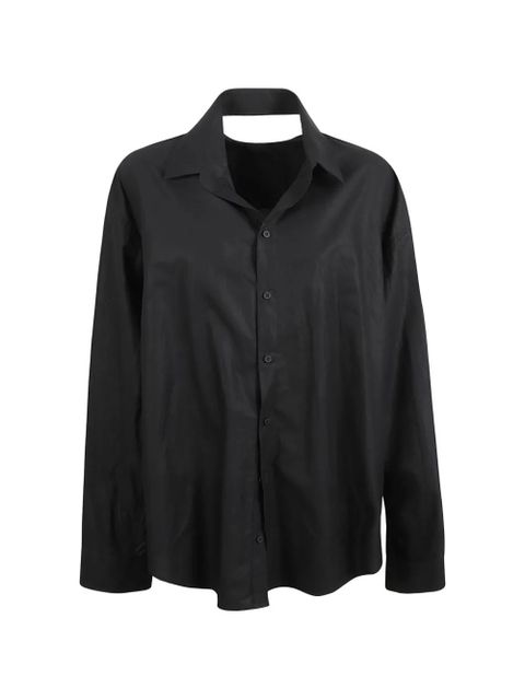 Balenciaga cut-out shirt mini dress - Black - zdjęcie produktu nr 1