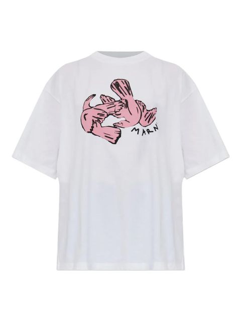 Marni printed T-shirt - White - zdjęcie produktu nr 1