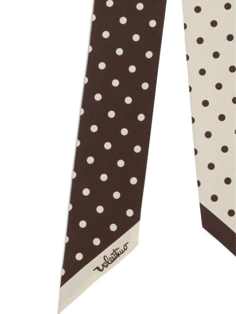 Valentino Garavani polka dot scarf - Brown - zdjęcie produktu nr 2