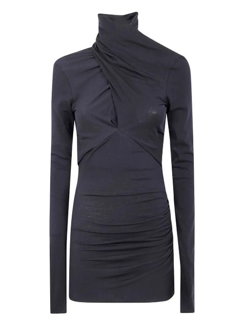 ENTIRE STUDIOS turtleneck draped top - Black - zdjęcie produktu nr 1